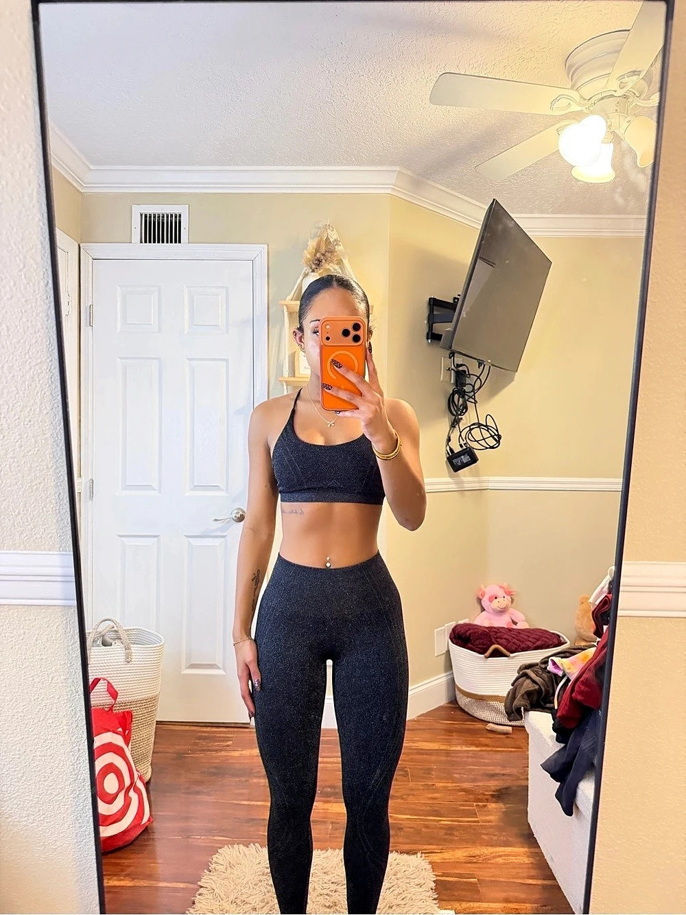 Fabletics Black Sports Bra